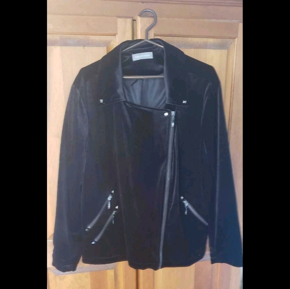 Bagatelle Plus Velvet Biker Jacket XL - Picture 5 of 5